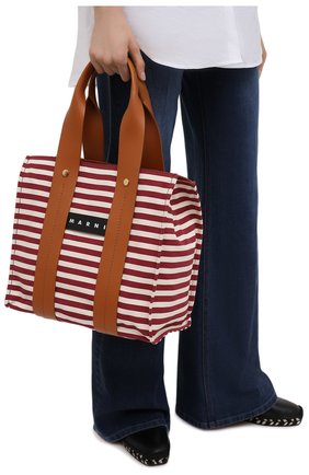 Женская сумка burton medium MARNI коричневого цвета по цене 79950 руб., арт. SHMP0048Q0/P4171 | Фото 2 Женская сумка burton medium MARNI коричневого цвета, арт. SHMP0048Q0/P4171 | Фото 2