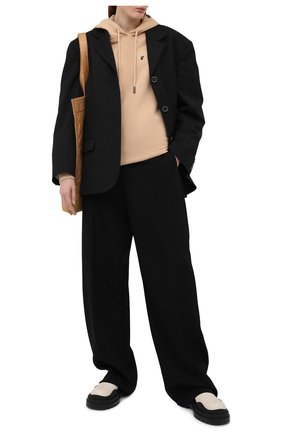 Женский хлопковое худи OFF-WHITE бежевого цвета по цене 39100 руб., арт. 0WBB035S21JER004 | Фото 2 Женский хлопковое худи OFF-WHITE бежевого цвета, арт. 0WBB035S21JER004 | Фото 2