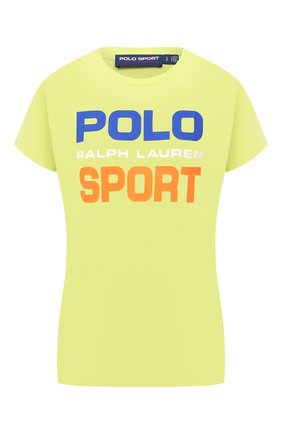Женская хлопковая футболка POLO RALPH LAUREN желтого цвета по цене 7875 руб., арт. 211838079 | Фото 1 Женская хлопковая футболка POLO RALPH LAUREN желтого цвета, арт. 211838079 | Фото 1