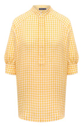 Женская льняная блузка POLO RALPH LAUREN желтого цвета по цене 18350 руб., арт. 211838073 | Фото 1 Женская льняная блузка POLO RALPH LAUREN желтого цвета, арт. 211838073 | Фото 1