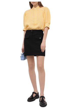 Женская льняная блузка POLO RALPH LAUREN желтого цвета по цене 18350 руб., арт. 211838073 | Фото 2 Женская льняная блузка POLO RALPH LAUREN желтого цвета, арт. 211838073 | Фото 2