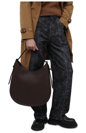 Женская сумка oboe TOD’S темно-коричневого цвета по цене 121500 руб., арт. XBWA0RS0300P6Y | Фото 2 Женская сумка oboe TOD’S темно-коричневого цвета, арт. XBWA0RS0300P6Y | Фото 2 (Сумки-технические: Сумки top-handle; Материал: Натуральная кожа; Размер: large)