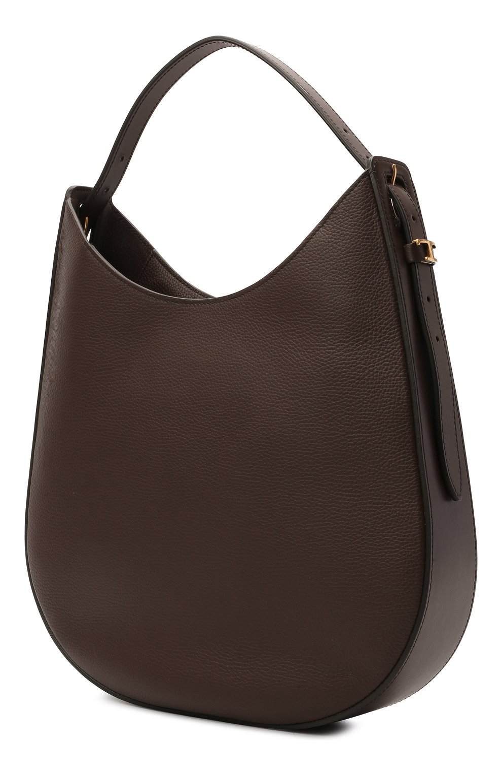 Женская сумка oboe TOD’S темно-коричневого цвета по цене 121500 руб., арт. XBWA0RS0300P6Y | Фото 3 Женская сумка oboe TOD’S темно-коричневого цвета, арт. XBWA0RS0300P6Y | Фото 3 (Сумки-технические: Сумки top-handle; Материал: Натуральная кожа; Размер: large)