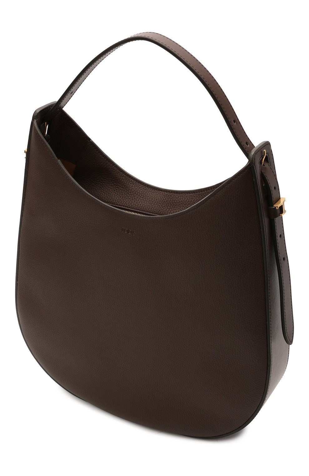Женская сумка oboe TOD’S темно-коричневого цвета по цене 121500 руб., арт. XBWA0RS0300P6Y | Фото 4 Женская сумка oboe TOD’S темно-коричневого цвета, арт. XBWA0RS0300P6Y | Фото 4 (Сумки-технические: Сумки top-handle; Материал: Натуральная кожа; Размер: large)