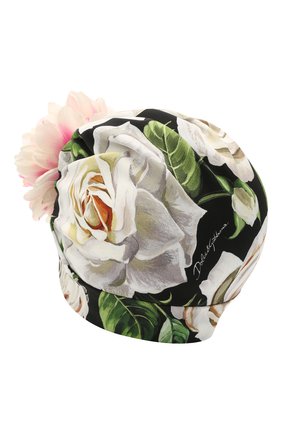Женская шелковая чалма DOLCE & GABBANA разноцветного цвета по цене 94600 руб., арт. FH524Z/FSAY6 | Фото 2 Женская шелковая чалма DOLCE & GABBANA разноцветного цвета, арт. FH524Z/FSAY6 | Фото 2