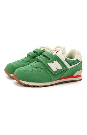 Детские кроссовки 574 vintage brights NEW BALANCE зеленого цвета по цене 5410 руб., арт. IV574HE2/M | Фото 1 Детские кроссовки 574 vintage brights NEW BALANCE зеленого цвета, арт. IV574HE2/M | Фото 1