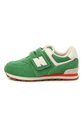 Детские кроссовки 574 vintage brights NEW BALANCE зеленого цвета по цене 5410 руб., арт. IV574HE2/M | Фото 2 Детские кроссовки 574 vintage brights NEW BALANCE зеленого цвета, арт. IV574HE2/M | Фото 2
