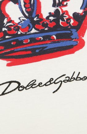 Детского хлопковое одеяло DOLCE & GABBANA белого цвета по цене 16850 руб., арт. LNJA88/G7WUF | Фото 2 Детского хлопковое одеяло DOLCE & GABBANA белого цвета, арт. LNJA88/G7WUF | Фото 2