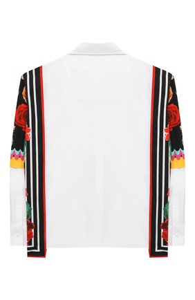 Детское хлопковая рубашка DOLCE & GABBANA разноцветного цвета по цене 30950 руб., арт. L55S17/G7YQV/8-14 | Фото 2 Детское хлопковая рубашка DOLCE & GABBANA разноцветного цвета, арт. L55S17/G7YQV/8-14 | Фото 2 (Рукава: Длинные; Материал внешний: Хлопок; Ростовка одежда: 10 - 11 лет | 140 - 146см, 12 лет | 152 см, 8 лет | 128 см)