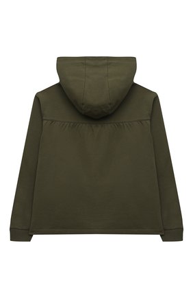 Детский хлопковая толстовка MARNI хаки цвета по цене 17150 руб., арт. M00160-M00J4 | Фото 2 Детский хлопковая толстовка MARNI хаки цвета, арт. M00160-M00J4 | Фото 2