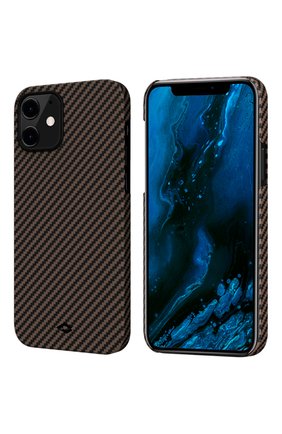Чехол magez для iphone 12 mini PITAKA коричневого цвета по цене 5990 руб., арт. KI1206 | Фото 1 Чехол magez для iphone 12 mini PITAKA коричневого цвета, арт. KI1206 | Фото 1