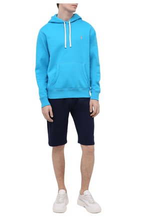 Мужские шорты POLO RALPH LAUREN темно-синего цвета по цене 6515 руб., арт. 714830294 | Фото 2 Мужские шорты POLO RALPH LAUREN темно-синего цвета, арт. 714830294 | Фото 2 (Материал внешний: Хлопок, Синтетический материал; Кросс-КТ: Трикотаж, Спорт; Стили: Спорт-шик; Длина Шорты М: Ниже колена; Принт: Без принта)