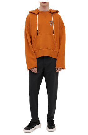 Мужской хлопковое худи PALM ANGELS оранжевого цвета по цене 61450 руб., арт. PMBB104S21FLE0042201 | Фото 2 Мужской хлопковое худи PALM ANGELS оранжевого цвета, арт. PMBB104S21FLE0042201 | Фото 2