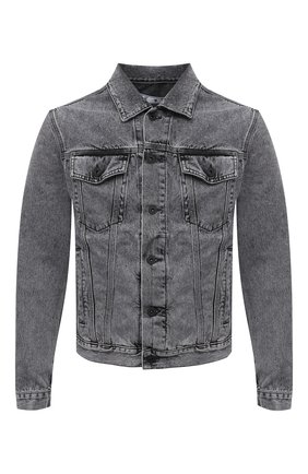 Мужская джинсовая куртка OFF-WHITE серого цвета по цене 83500 руб., арт. 0MYE054S21DEN006 | Фото 1 Мужская джинсовая куртка OFF-WHITE серого цвета, арт. 0MYE054S21DEN006 | Фото 1 (Материал внешний: Хлопок, Деним; Длина (верхняя одежда): Короткие; Рукава: Длинные; Стили: Гранж; Кросс-КТ: Куртка, Деним; Региональные ограничения белый список (Axapta Mercury): RU)
