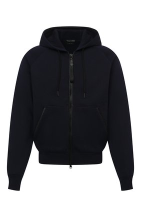 Мужской толстовка из хлопка и кашемира TOM FORD темно-синего цвета по цене 307500 руб., арт. BWF22/TFK357 | Фото 1 Мужской толстовка из хлопка и кашемира TOM FORD темно-синего цвета, арт. BWF22/TFK357 | Фото 1 (Длина (для топов): Стандартные; Рукава: Длинные; Материал внешний: Хлопок, Кашемир, Шерсть; Стили: Кэжуэл; Мужское Кросс-КТ: Толстовка-одежда)