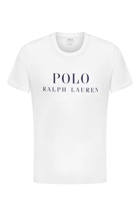 Мужская хлопковая футболка POLO RALPH LAUREN белого цвета по цене 4310 руб., арт. 714830278 | Фото 1 Мужская хлопковая футболка POLO RALPH LAUREN белого цвета, арт. 714830278 | Фото 1