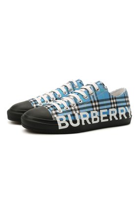Мужские текстильные кеды BURBERRY синего цвета по цене 37700 руб., арт. 8039499 | Фото 1 Мужские текстильные кеды BURBERRY синего цвета, арт. 8039499 | Фото 1