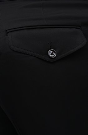 Мужские брюки из вискозы TOM FORD черного цвета, арт. 979R07/739D42 | Фото 5 (Длина (брюки, джинсы): Стандартные; Случай: Повседневный; Региональные ограничения белый список (Axapta Mercury): RU; Материал внешний: Вискоза; Стили: Кэжуэл)
