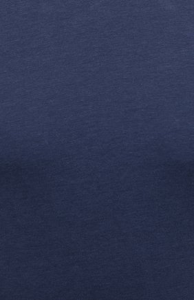 Мужская футболка TOM FORD темно-синего цвета, арт. BW229/TFJ950 | Фото 5 (Принт: Без принта; Рукава: Короткие; Длина (для топов): Стандартные; Материал внешний: Хлопок, Лиоцелл, Растительное волокно; Стили: Кэжуэл)