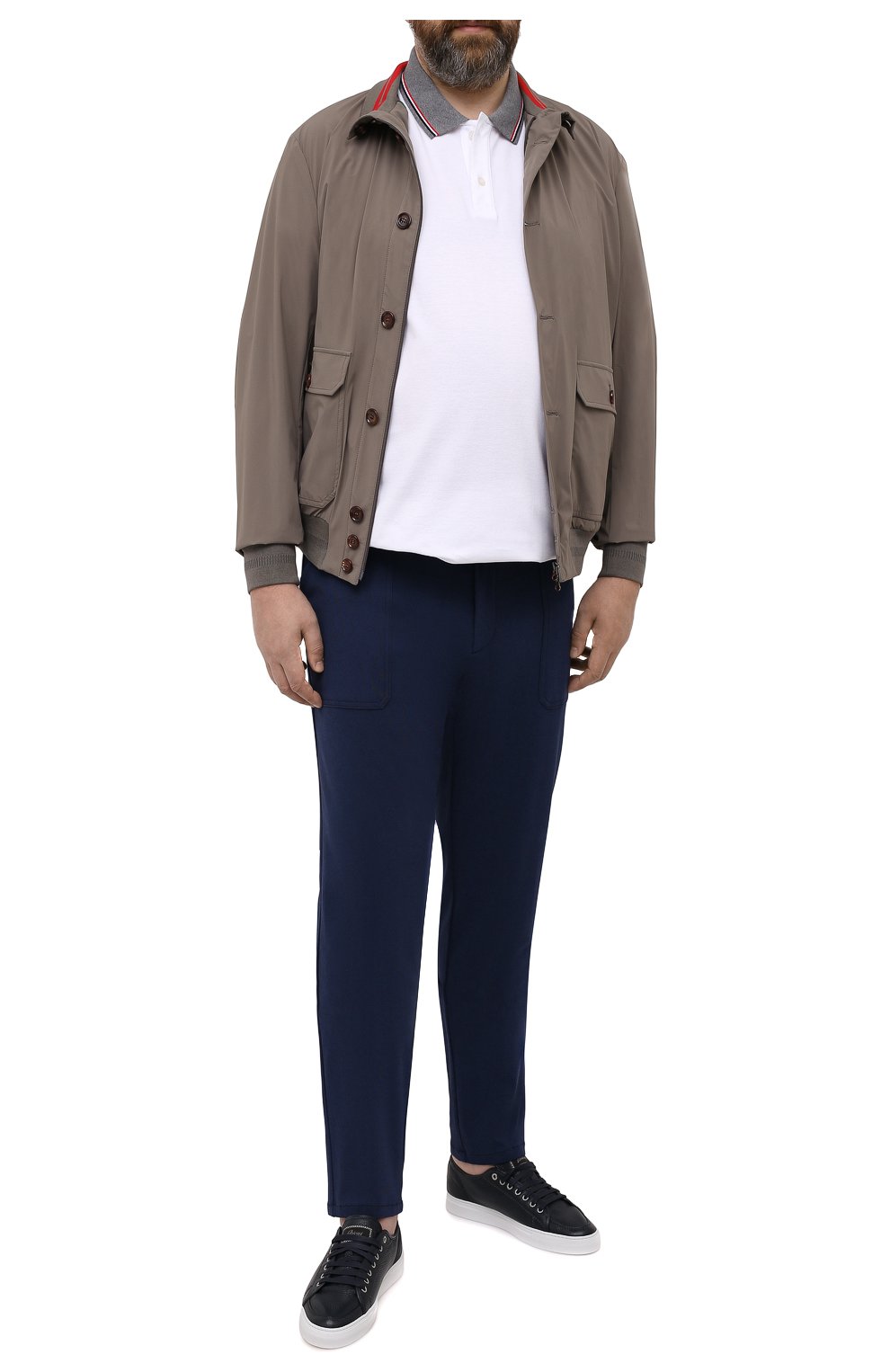 Мужские брюки из вискозы MARCO PESCAROLO синего цвета, арт. BAIA/4362 | Фото 2 (Big sizes: Big Sizes; Длина (брюки, джинсы): Стандартные; Случай: Повседневный; Материал внешний: Вискоза; Стили: Кэжуэл)