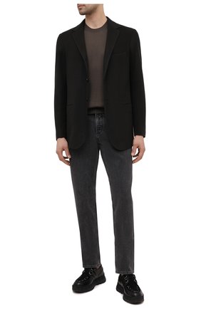 Мужской джемпер из шелка и хлопка TOM FORD хаки цвета по цене 62950 руб., арт. BWT92/TFKC10 | Фото 2 Мужской джемпер из шелка и хлопка TOM FORD хаки цвета, арт. BWT92/TFKC10 | Фото 2