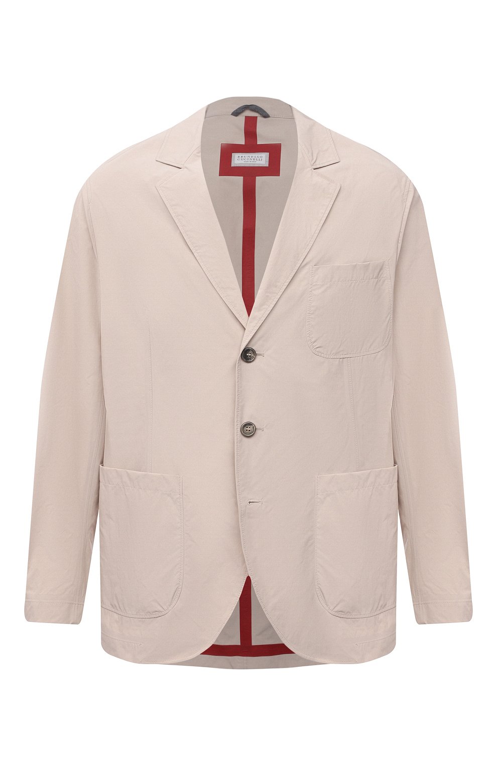 Мужская куртка BRUNELLO CUCINELLI светло-бежевого цвета, арт. MD4796165 | Фото 1 (Кросс-КТ: Куртка, Ветровка; Рукава: Длинные; Материал внешний: Синтетический материал; Региональные ограничения белый список (Axapta Mercury): RU; Длина (верхняя одежда): Короткие; Стили: Кэжуэл)