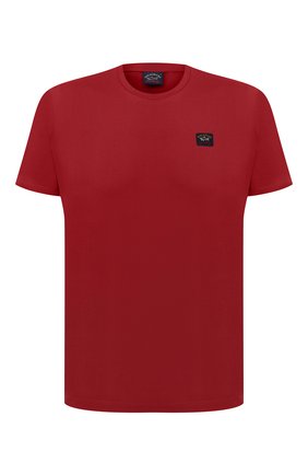 Мужская хлопковая футболка PAUL&SHARK бордового цвета по цене 12900 руб., арт. C0P1002/C00 | Фото 1 Мужская хлопковая футболка PAUL&SHARK бордового цвета, арт. C0P1002/C00 | Фото 1