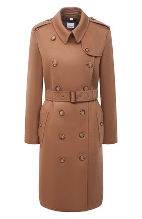 Женский кашемировый тренч BURBERRY коричневого цвета по цене 212500 руб., арт. 8034424 | Фото 1 Женский кашемировый тренч BURBERRY коричневого цвета, арт. 8034424 | Фото 1