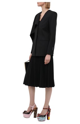 Женские текстильные босоножки bette DOLCE & GABBANA разноцветного цвета по цене 79950 руб., арт. CZ0256/A0659 | Фото 2 Женские текстильные босоножки bette DOLCE & GABBANA разноцветного цвета, арт. CZ0256/A0659 | Фото 2