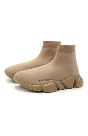 Женские текстильные кроссовки speed BALENCIAGA бежевого цвета по цене 85500 руб., арт. 607543/W2DBL | Фото 1 Женские текстильные кроссовки speed BALENCIAGA бежевого цвета, арт. 607543/W2DBL | Фото 1