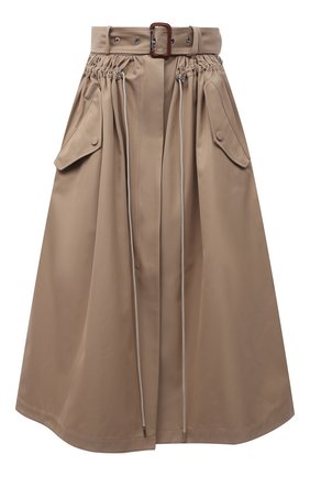 Женская хлопковая юбка ALEXANDER MCQUEEN бежевого цвета по цене 178000 руб., арт. 659916/QFAAA | Фото 1 Женская хлопковая юбка ALEXANDER MCQUEEN бежевого цвета, арт. 659916/QFAAA | Фото 1