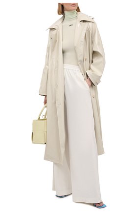 Женская водолазка OFF-WHITE светло-зеленого цвета по цене 27200 руб., арт. 0WAD137S21JER001 | Фото 2 Женская водолазка OFF-WHITE светло-зеленого цвета, арт. 0WAD137S21JER001 | Фото 2