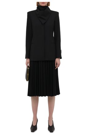 Женский жакет OFF-WHITE черного цвета по цене 156500 руб., арт. 0WEF073S21FAB001 | Фото 2 Женский жакет OFF-WHITE черного цвета, арт. 0WEF073S21FAB001 | Фото 2