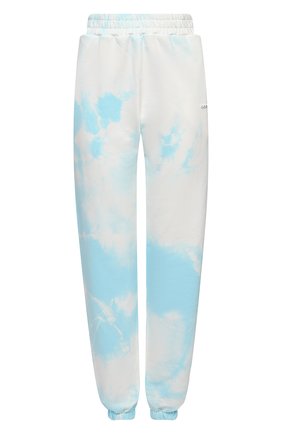 Женские хлопковые джоггеры FORTE DEI MARMI COUTURE голубого цвета по цене 27450 руб., арт. 21SF9082 | Фото 1 Женские хлопковые джоггеры FORTE DEI MARMI COUTURE голубого цвета, арт. 21SF9082 | Фото 1