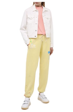 Женские хлопковые джоггеры PALM ANGELS цвета по цене 49950 руб., арт. PWCH006S21FLE0011969 | Фото 2 Женские хлопковые джоггеры PALM ANGELS цвета, арт. PWCH006S21FLE0011969 | Фото 2