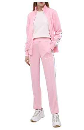 Женский толстовка PALM ANGELS светло-розового цвета по цене 39650 руб., арт. PWBD019S21FAB0053001 | Фото 2 Женский толстовка PALM ANGELS светло-розового цвета, арт. PWBD019S21FAB0053001 | Фото 2