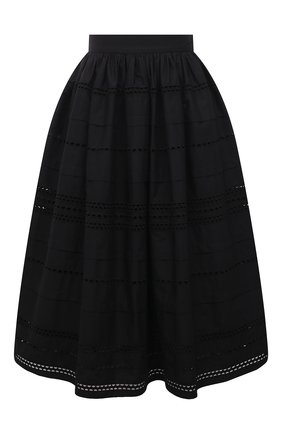 Женская хлопковая юбка REDVALENTINO черного цвета по цене 68150 руб., арт. VR0RA01J/5T0 | Фото 1 Женская хлопковая юбка REDVALENTINO черного цвета, арт. VR0RA01J/5T0 | Фото 1
