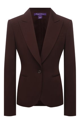 Женский шерстяной жакет RALPH LAUREN коричневого цвета по цене 194500 руб., арт. 290840098 | Фото 1 Женский шерстяной жакет RALPH LAUREN коричневого цвета, арт. 290840098 | Фото 1