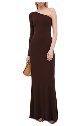 Женское платье из вискозы RALPH LAUREN темно-коричневого цвета по цене 299500 руб., арт. 290840178 | Фото 2 Женское платье из вискозы RALPH LAUREN темно-коричневого цвета, арт. 290840178 | Фото 2