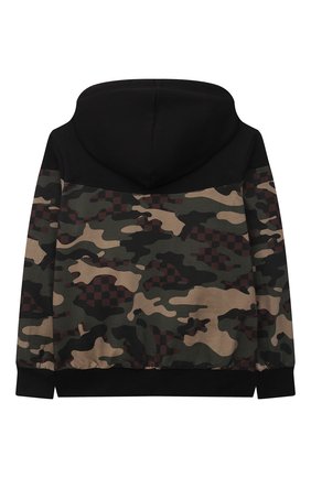 Детский хлопковая толстовка SPRAYGROUND хаки цвета по цене 16600 руб., арт. 21PESPY187 | Фото 2 Детский хлопковая толстовка SPRAYGROUND хаки цвета, арт. 21PESPY187 | Фото 2