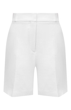 Женские льняные шорты LORO PIANA белого цвета по цене 68750 руб., арт. FAL5943 | Фото 1 Женские льняные шорты LORO PIANA белого цвета, арт. FAL5943 | Фото 1