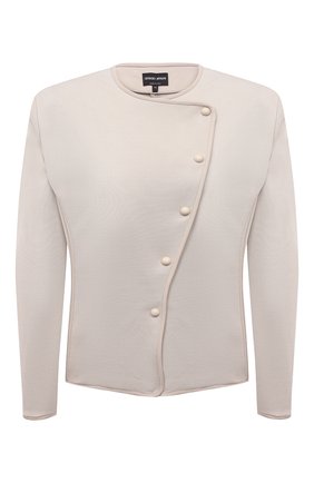 Женский жакет из вискозы GIORGIO ARMANI светло-бежевого цвета по цене 99500 руб., арт. 3KAG70/AJFMZ | Фото 1 Женский жакет из вискозы GIORGIO ARMANI светло-бежевого цвета, арт. 3KAG70/AJFMZ | Фото 1
