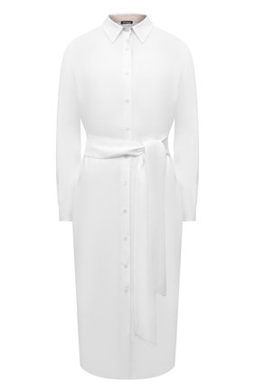 Женское льняное платье KITON белого цвета по цене 145000 руб., арт. D51368K09T85 | Фото 1 Женское льняное платье KITON белого цвета, арт. D51368K09T85 | Фото 1