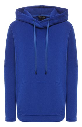 Женский хлопковое худи TOM FORD синего цвета по цене 106000 руб., арт. FLJ009-FAX830 | Фото 1 Женский хлопковое худи TOM FORD синего цвета, арт. FLJ009-FAX830 | Фото 1