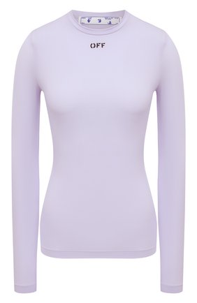 Женская лонгслив OFF-WHITE сиреневого цвета по цене 29450 руб., арт. 0WAD136S21JER001 | Фото 1 Женская лонгслив OFF-WHITE сиреневого цвета, арт. 0WAD136S21JER001 | Фото 1