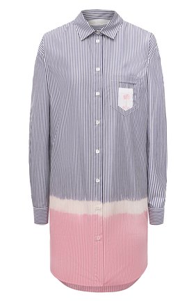 Женское хлопковое платье PALM ANGELS синего цвета по цене 57750 руб., арт. PWDB098S21FAB0014030 | Фото 1 Женское хлопковое платье PALM ANGELS синего цвета, арт. PWDB098S21FAB0014030 | Фото 1
