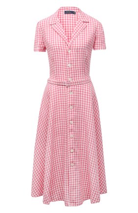 Женское льняное платье POLO RALPH LAUREN розового цвета по цене 29250 руб., арт. 211838053 | Фото 1 Женское льняное платье POLO RALPH LAUREN розового цвета, арт. 211838053 | Фото 1