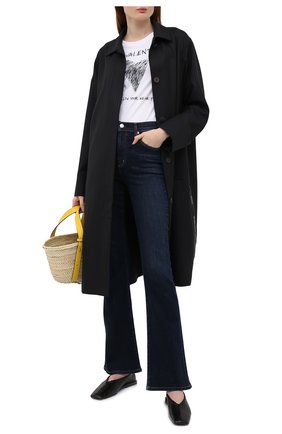 Женская хлопковая футболка REDVALENTINO белого цвета по цене 12200 руб., арт. VR0MG10A/5VK | Фото 2 Женская хлопковая футболка REDVALENTINO белого цвета, арт. VR0MG10A/5VK | Фото 2