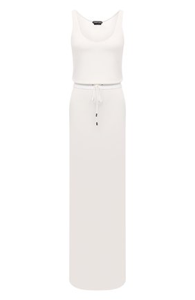 Женское платье из вискозы TOM FORD белого цвета по цене 173000 руб., арт. ABJ580-FAX779 | Фото 1 Женское платье из вискозы TOM FORD белого цвета, арт. ABJ580-FAX779 | Фото 1 (Материал подклада: Вискоза; Длина Ж (юбки, платья, шорты): Макси; Материал внешний: Вискоза; Рукава: Без рукавов; Женское Кросс-КТ: Платье-одежда; Случай: Повседневный; Стили: Кэжуэл)