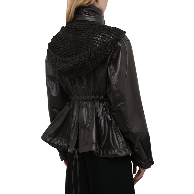 фото Кожаная куртка bottega veneta